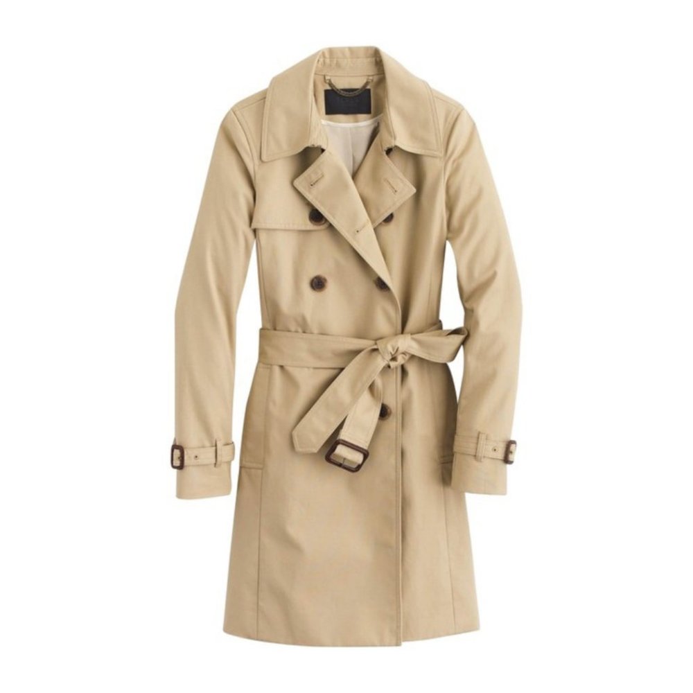 J. Crew Icon Trench Coat - Size 2, Never Worn!